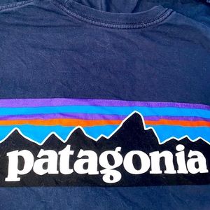 patagonia original long sleeve cotton T shirt
